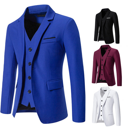 Elegant men's suit with modern cut and refined details Amarae