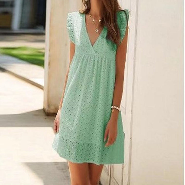 Lune London Eyelet Embroidery Summer Dress for Women