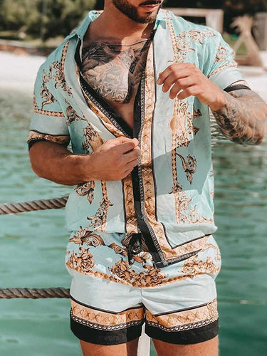 Stylish summer set for men with short sleeves Amarae