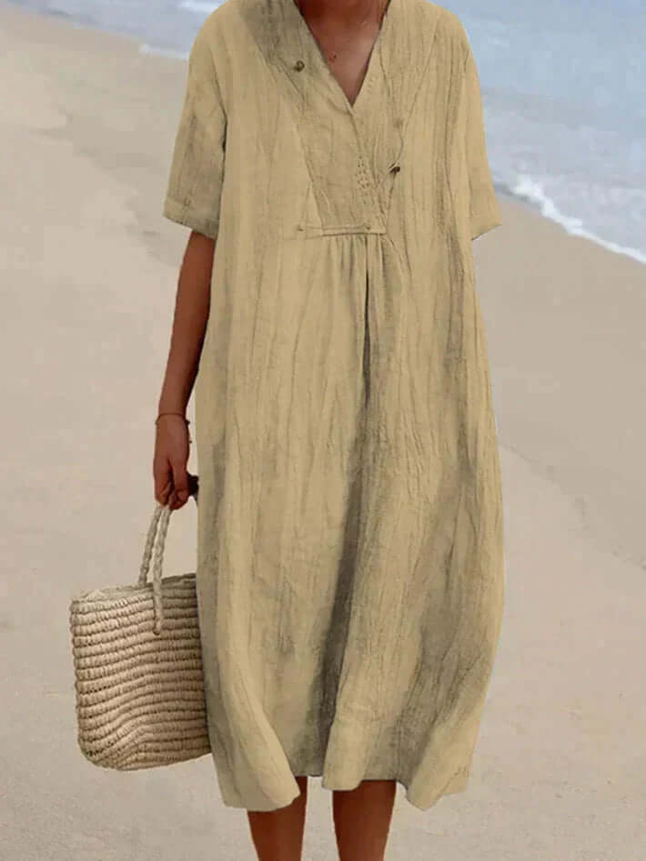 Lune London | Summer dress made of cotton and linen