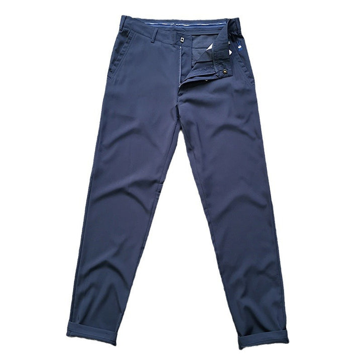 Men's chinos in a slim fit with stretch, crease, and slanted pockets Amarae