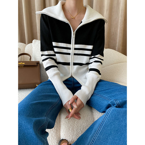 Women's stylish zip-up cardigan Chic & Stil