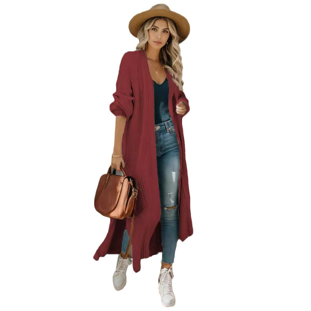 Cardigan en tricot pour femme avec bords bruts et coupe décontractée Chic & Stil