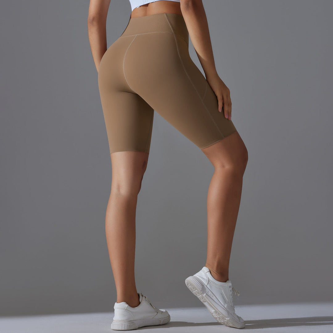 Women's Cycling Shorts with High Waist and Practical Side Pockets Amarae