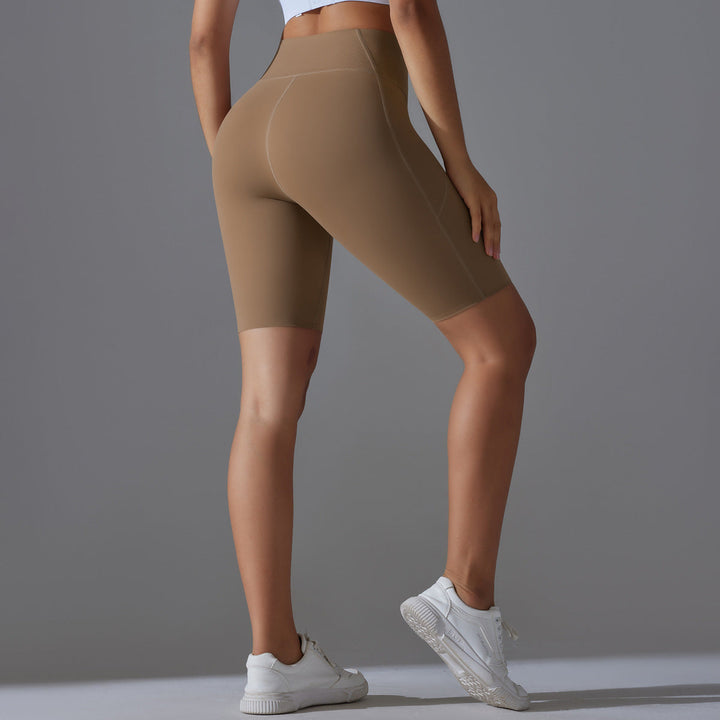 Women's Cycling Shorts with High Waist and Practical Side Pockets Amarae
