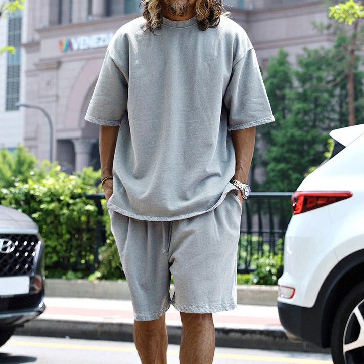 Casual set for men in breathable cotton Lune London