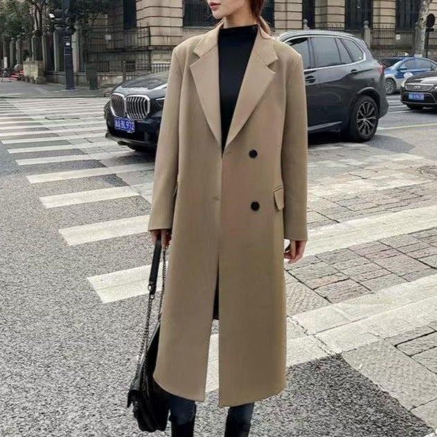 Manteau élégant pour femmes à double boutonnage Chic & Stil
