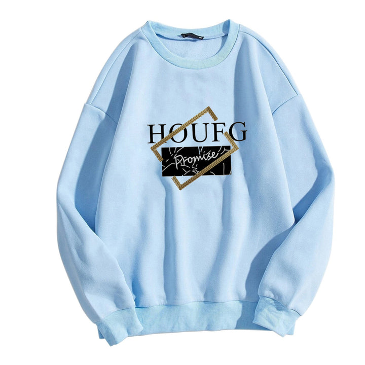Women's casual sweatshirt with modern graphic print Chic & Stil
