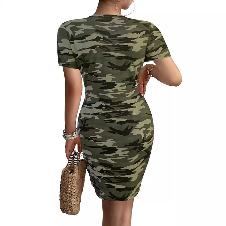 Chic and Stylish Camouflage Bodycon Dress for Women