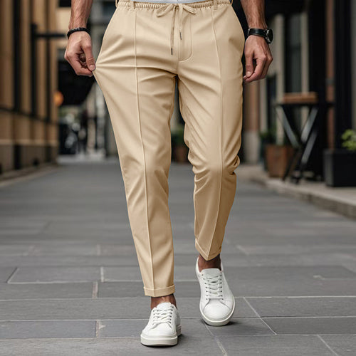 Amarae Elegant leisure pants for men with practical pockets and elastic waistband