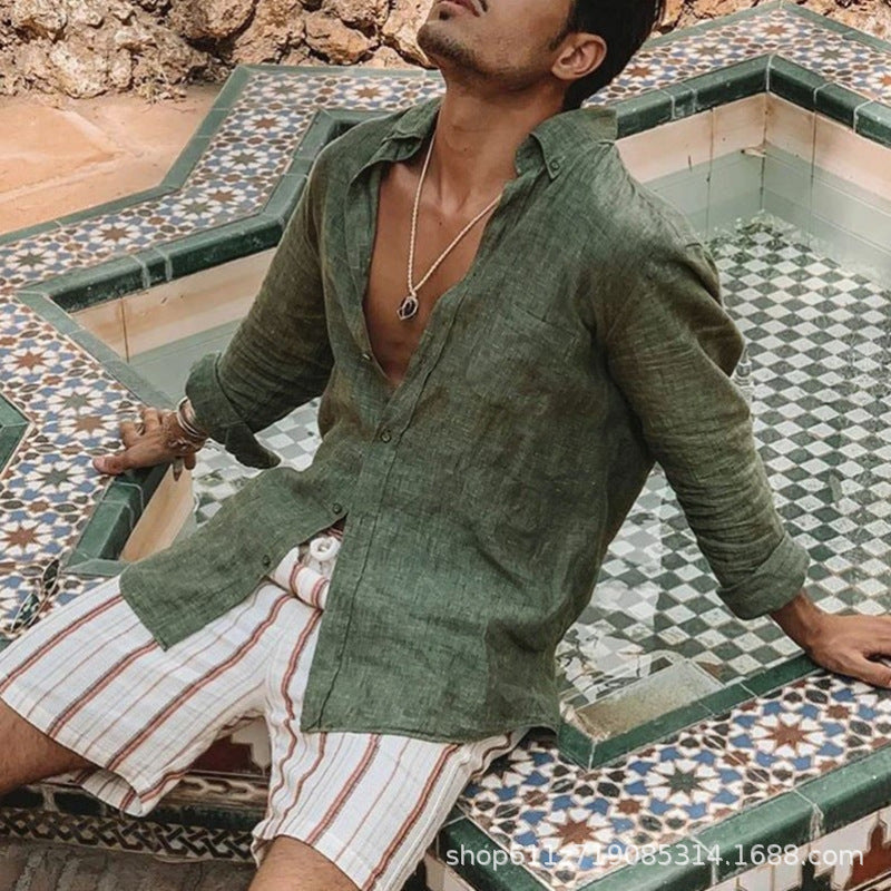 Light linen shirt for men Lune London