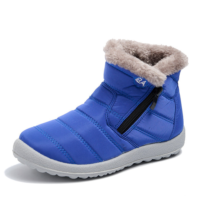 Women’s padded winter boots with side zipper Lune London