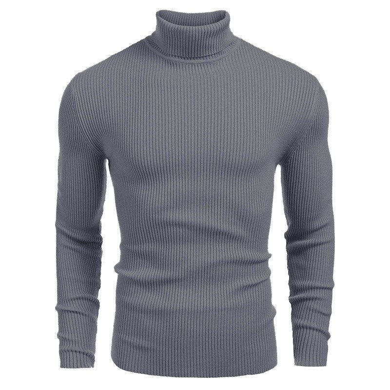 Men's High-Quality Ribbed Turtleneck Sweater Lune London