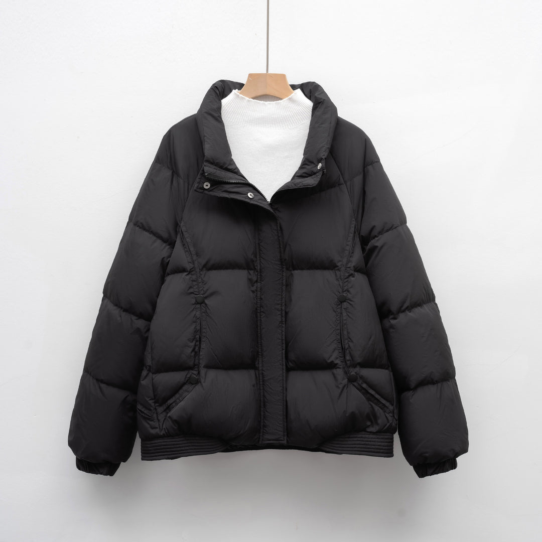 Ladies Thief Down Jacket with modern collar and practical pockets Amarae