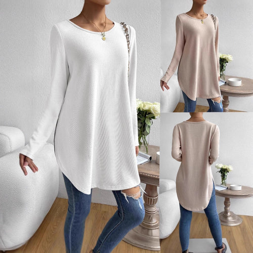 Women’s long sleeve top with modern cut and soft material Amarae