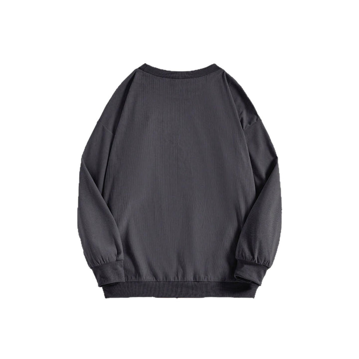 Casual sweatshirt for women with a textured fabric and a catchy slogan Lune London