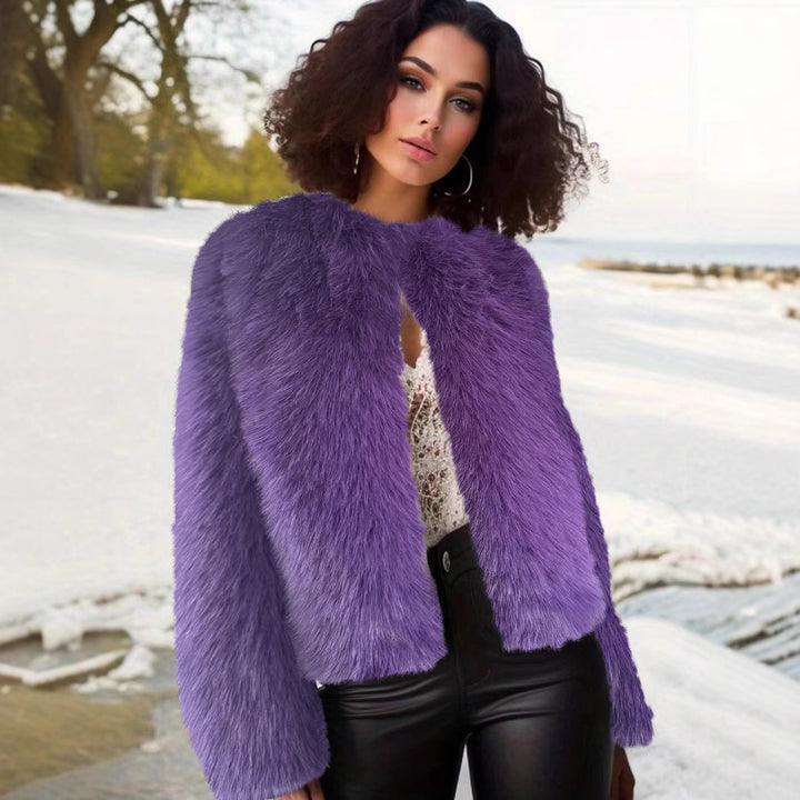 Ladies short plush jacket Lune London
