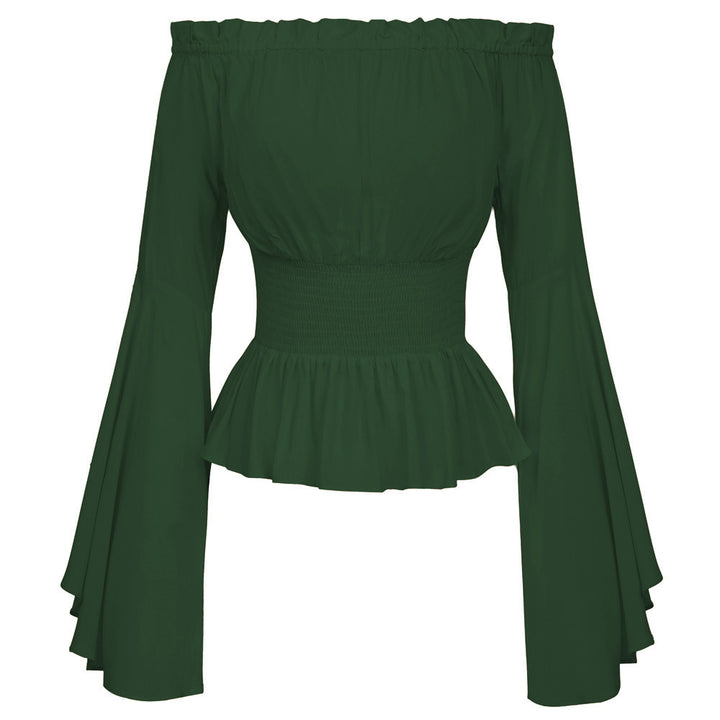 Blouse for women with an off-the-shoulder design and voluminous sleeves Lune Londonl