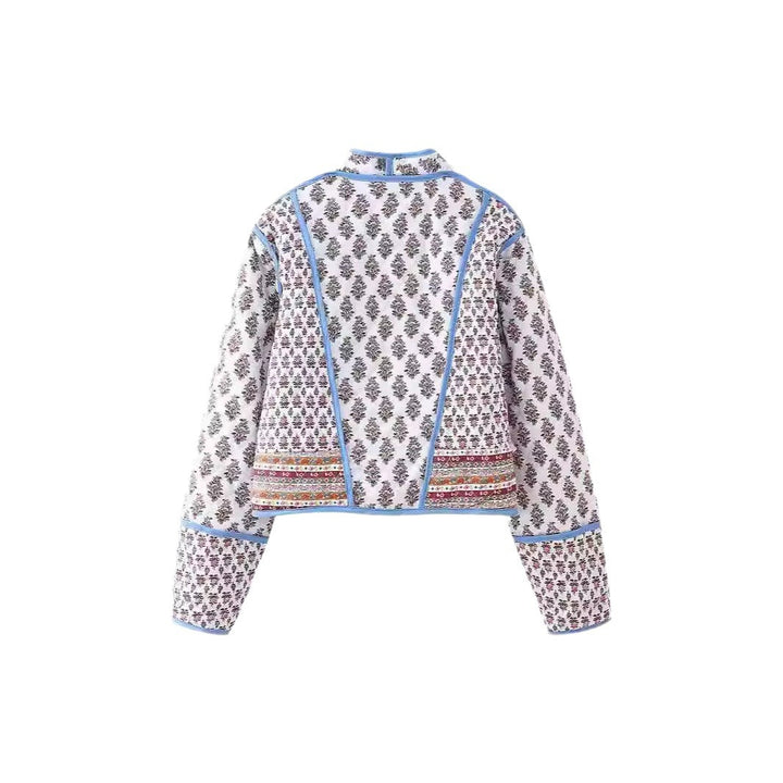 Ladies fashion jacket rich in details with floral design Amarae
