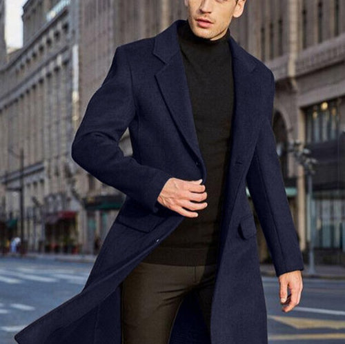 Elegant classic long coat for men Amarae