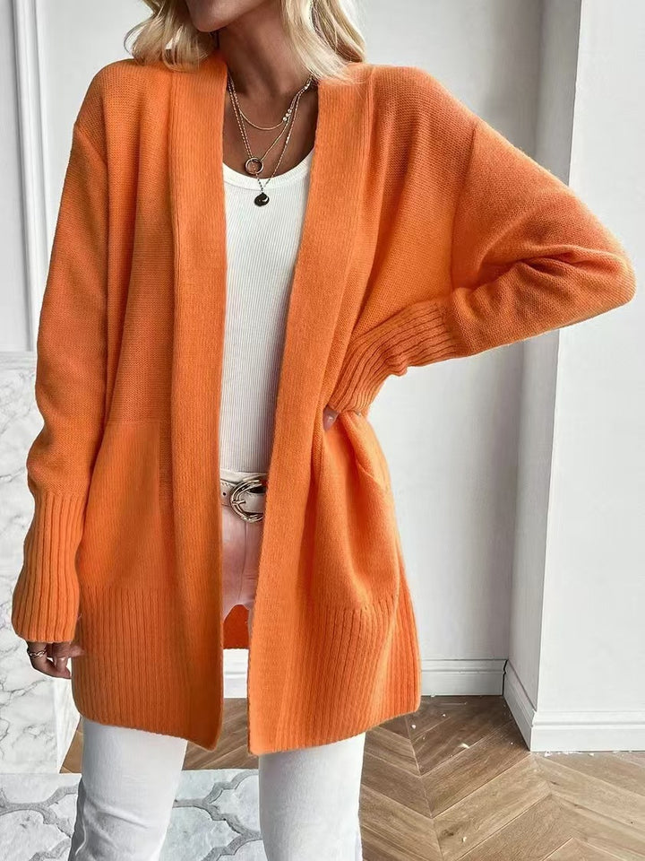Open knit coat for women in a casual chic style