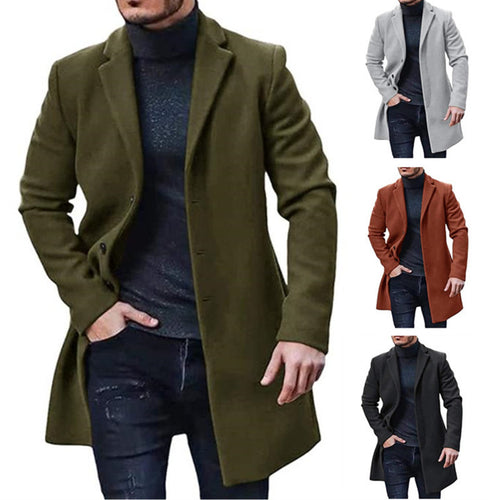 Classic wool coat for men Amarae