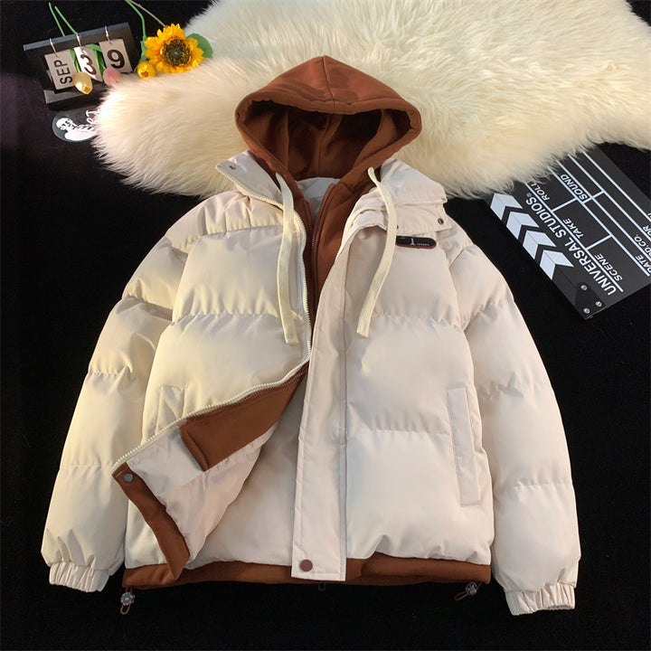 Ladies insulated winter coat with removable hood area Lune London
