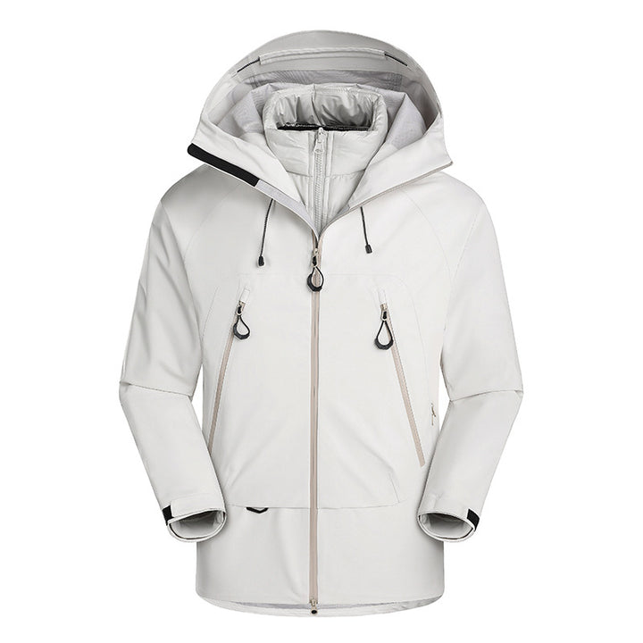 Men's waterproof softshell jacket with removable quilted inner jacket Amarae
