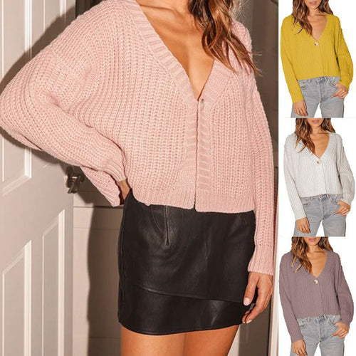 Amarae | Women's casual cardigan with dropped shoulders and buttons