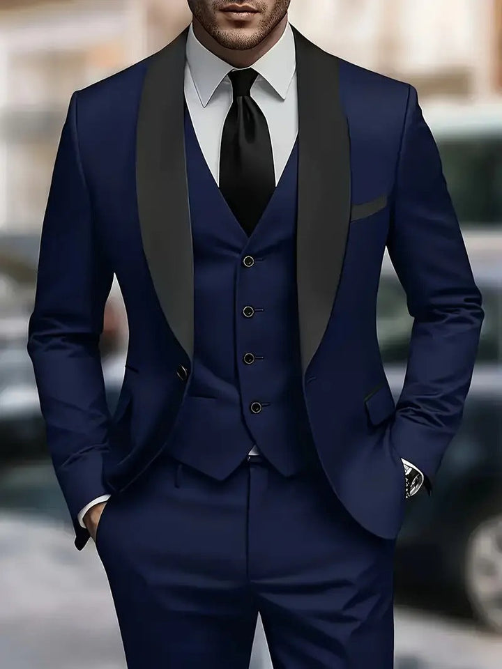 Men’s Three-Piece Suit Set – Elegant & Sophisticated | Lune London