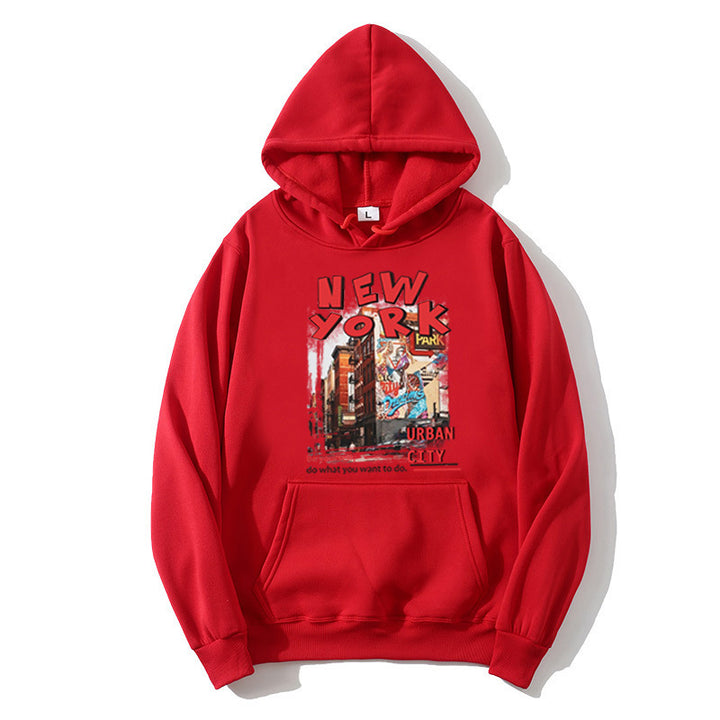 Women's hoodie with urban New York design Chic & Stil