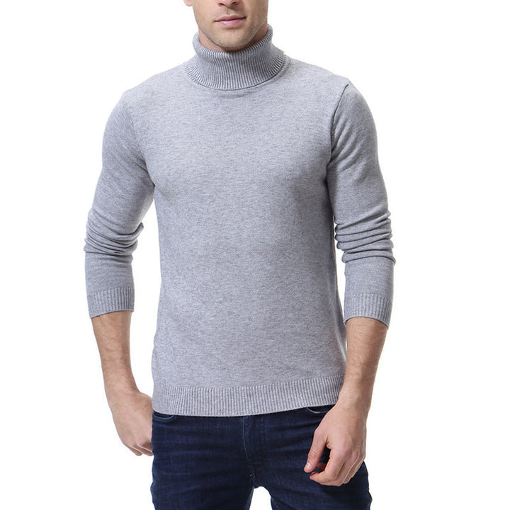 Men's fine cotton turtleneck sweater Lune London