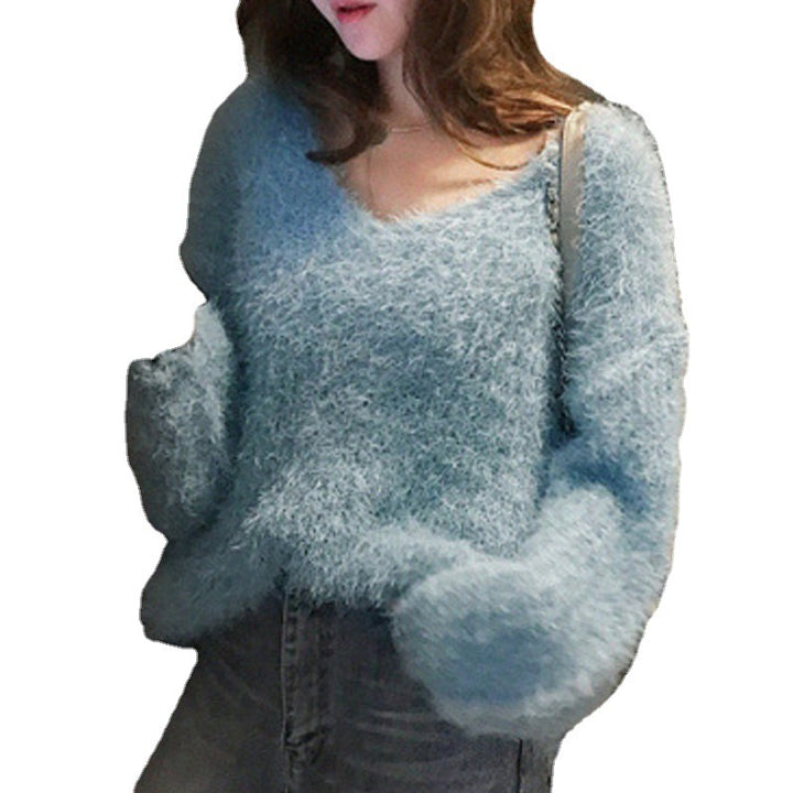 Femme Pull Fluffy Chic & Stil