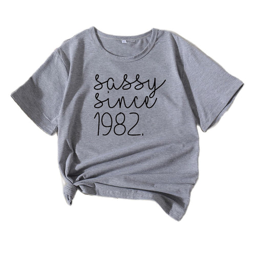 Ladies Sassy Statement Graphic T-shirt Amarae