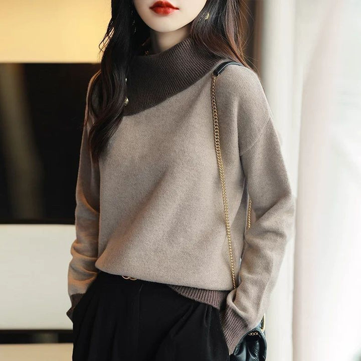 Pull col roulé confortable pour femme Chic & Stil