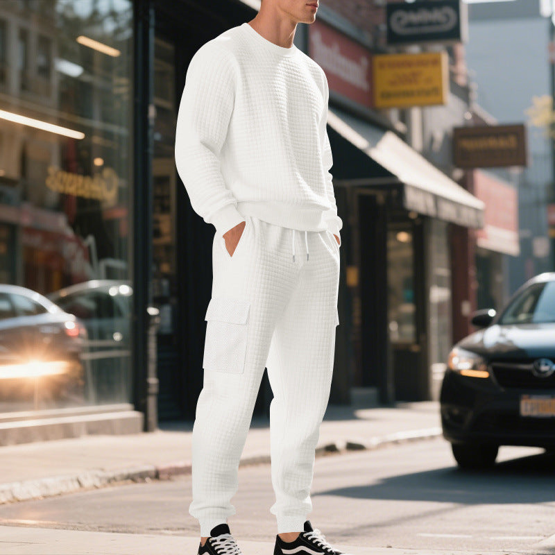 Lune London casual sweatshirt and cargo pants set for men