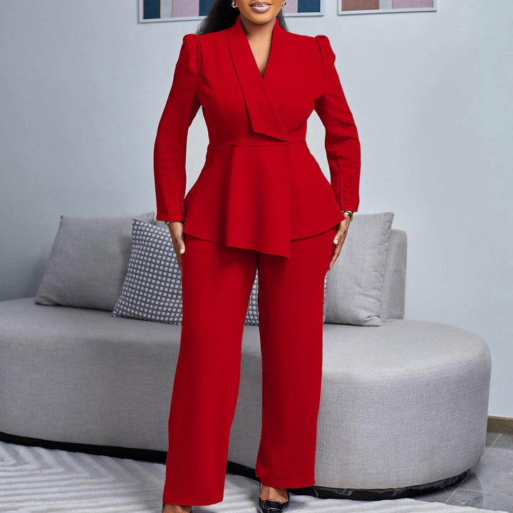 Ladies Elegant Blazer-Pants Set Lune London