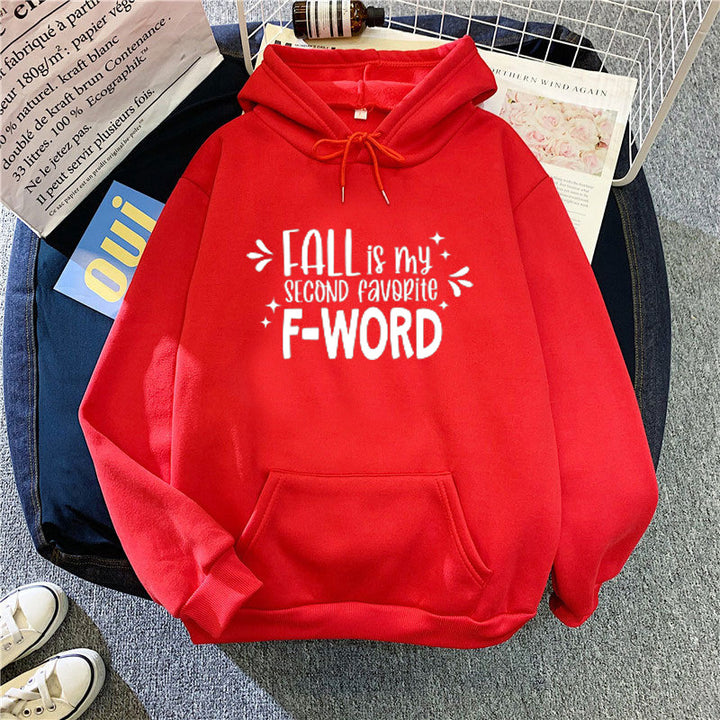 Women's hoodie with funny slogan and casual cut Chic & Stil