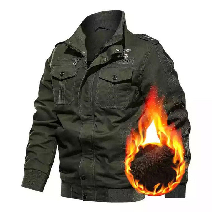 Men's Winter Jacket with Functional Pockets and Warm Lining Amarae