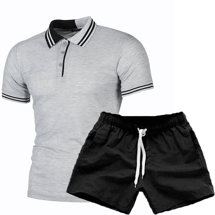 Men's polo set and shorts with trendy design and functional comfort Lune London