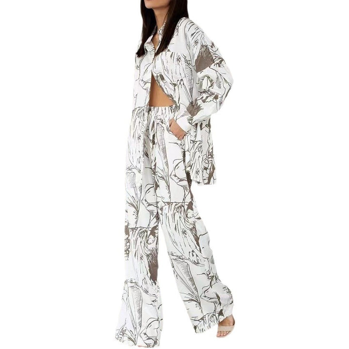 Women Elegant and Casual Blouse-Pants Combination Lune London