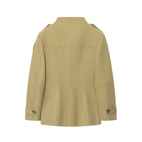 Trendy women's utility jacket with practical pockets and accentuated shoulder details Amarae