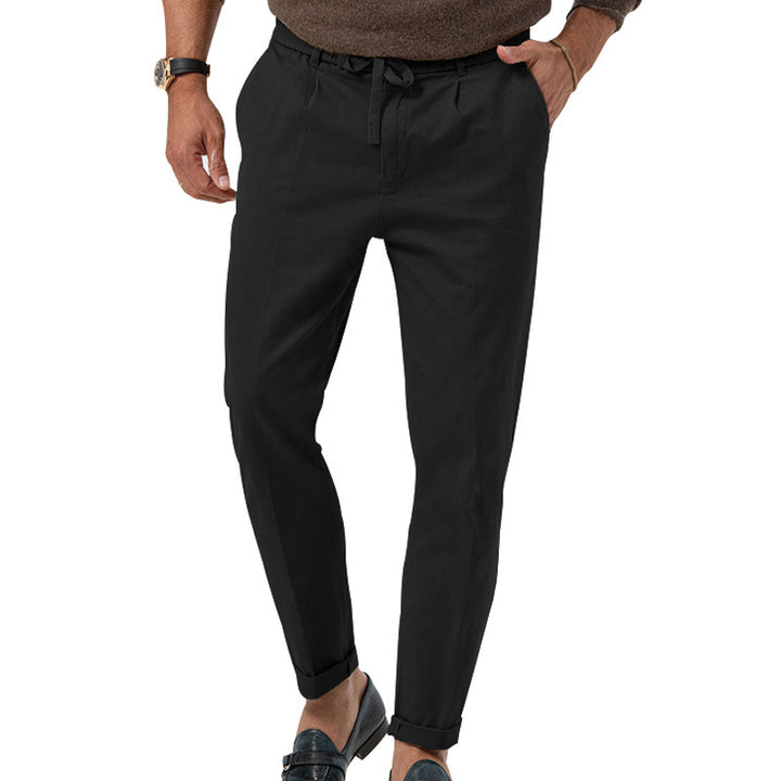 Casual chino pants for men with adjustable waist and elastic inserts Lune London