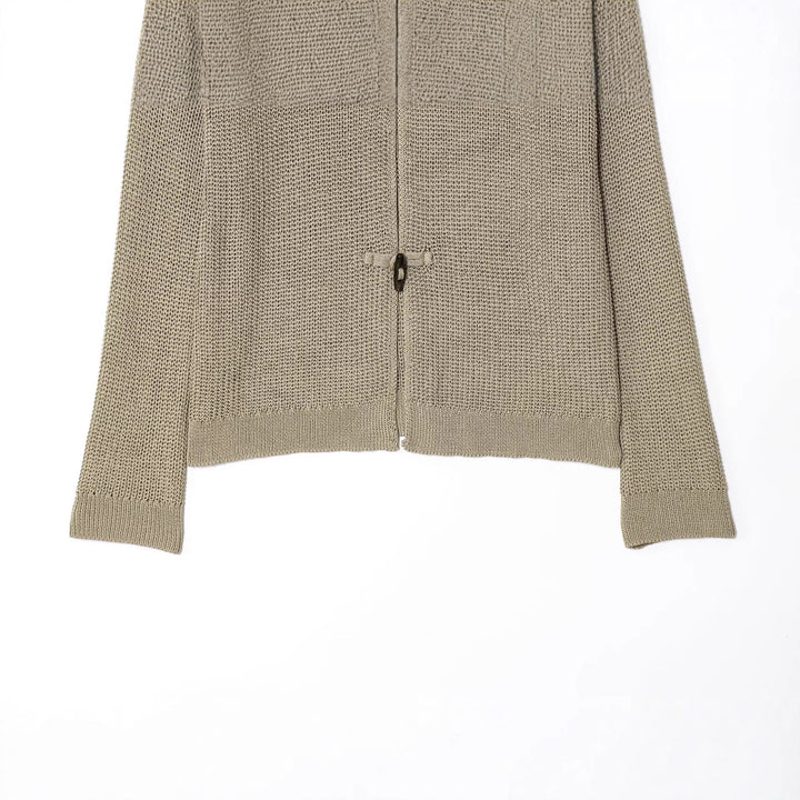 Lightweight knitted jacket for women with stylish button details Lune London