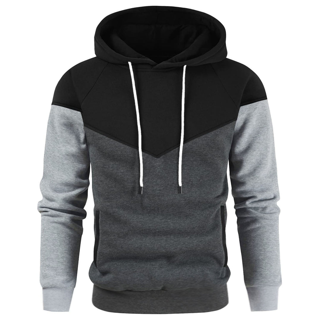 Men's trendy hoodie with an innovative patchwork design Lune London