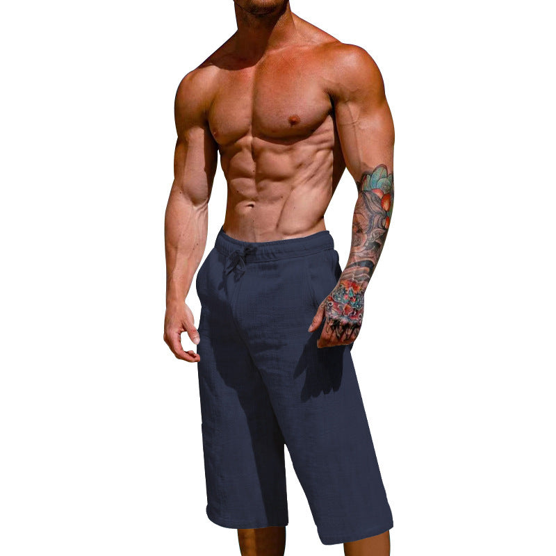 Comfortable active shorts for men with elastic waistband and side pockets Lune London