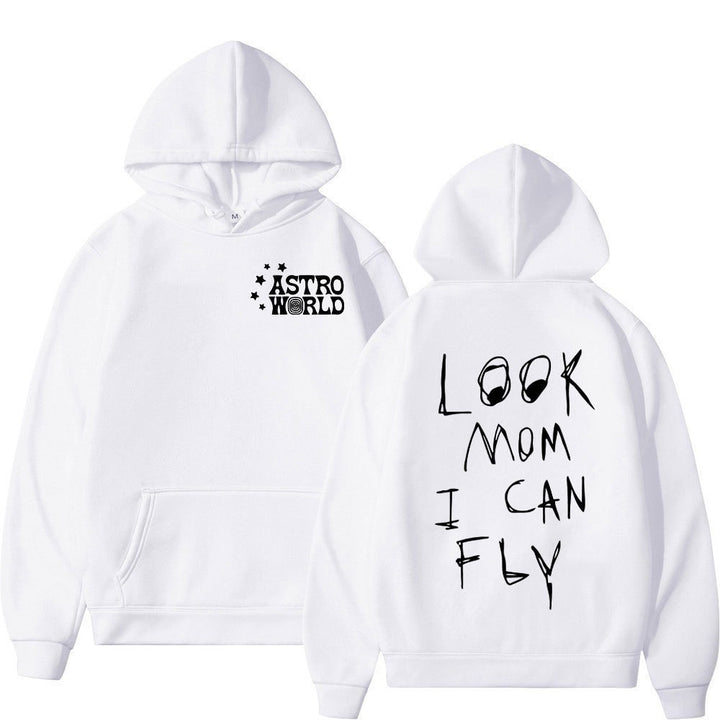 Women's hoodie with creative statement print Chic & Stil