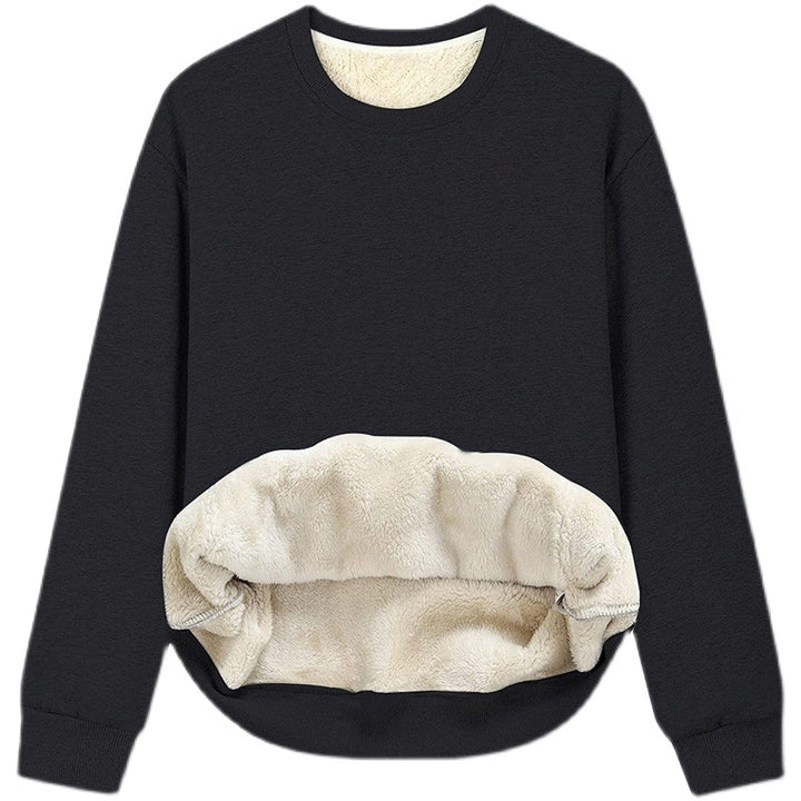 Ladies Oversized Cozy Pullover with Fleece Lining Amarae