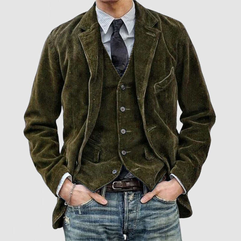 Elegant velvet jacket for men with classic fit Lune London
