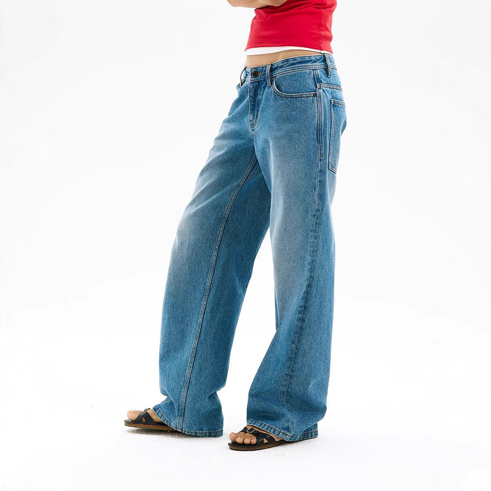 Jeans en denim larges pour femmes en coupe décontractée Chic & Stil